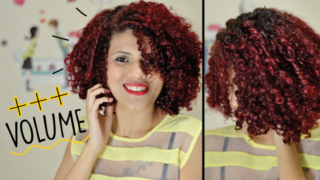 como dar volume no cabelo cacheado