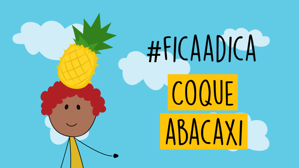 como fazer coque abacaxi