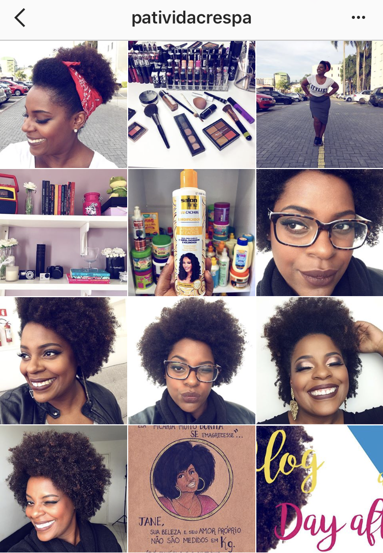 inspirações de crespos e cacheados para seguir no Instagram