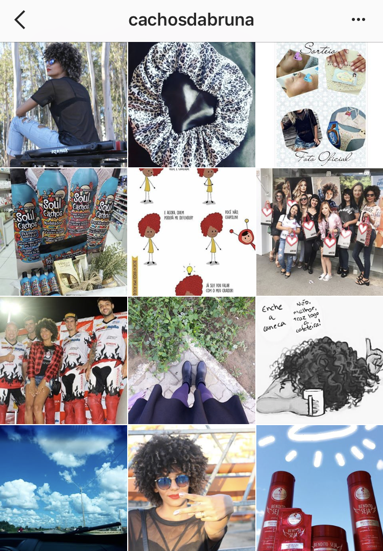 inspirações de crespos e cacheados para seguir no Instagram