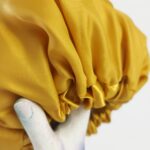 Touca Mostarda POP de Cetim Anti Frizz com Elástico Ajustável - CAMADA UNICA Tamanho:M | Soulta