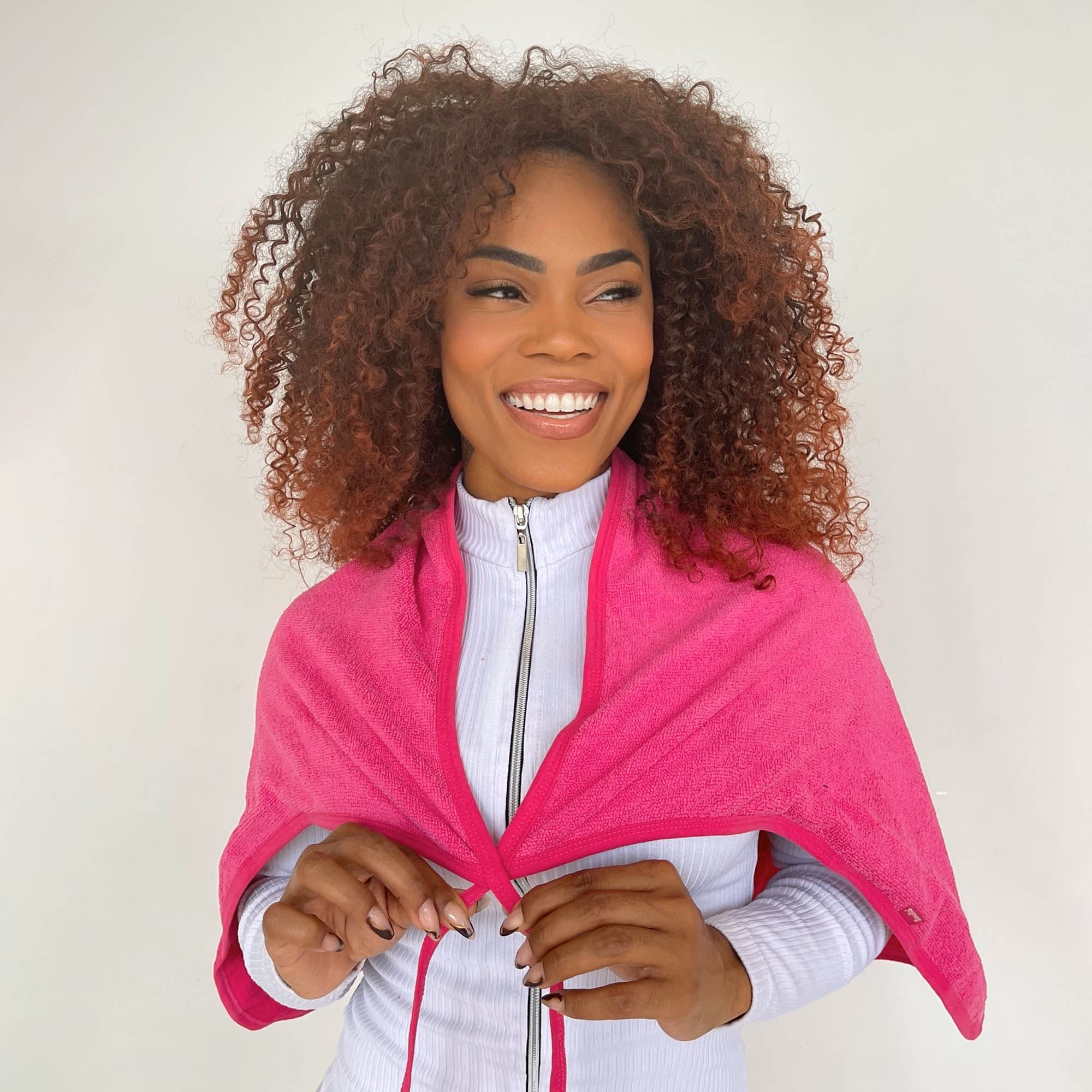 toalha-pink-1 TOALHA INTELIGENTE 55X65 MICROFIBRA E GAZE - PINK - Imagem 1