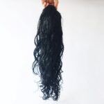 RABO DE CAVALO ONDULADO BIO FIBRA PRETO - 70cm - Imagem 3