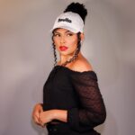 Boné da Soulta: Proteção UV 50+ forro de cetim para Cachos Livres e protegidos - Branco - Imagem 10