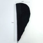 Toalha Gota Fleece + Gaze - Preta - Imagem 13