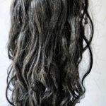 RABO DE CAVALO ONDULADO BIO FIBRA PRETO - 70cm - Imagem 4