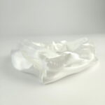 Turbante Branco de Cetim - Imagem 2