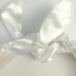 Turbante Branco de Cetim - Imagem 3