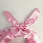 Turbante Rosa Bebé de Cetim - Imagem 3