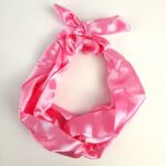 Turbante Rosa Chiclete de Cetim