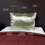 Fronha com ZIPPER Perola de Cetim Anti Frizz - QUEEN SIZE 55X70 - Imagem 2