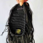 RABO DE CAVALO ONDULADO BIO FIBRA PRETO - 70cm - Imagem 6