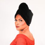 Toalha Gota Fleece + Gaze - Preta - Imagem 7