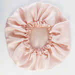 Touca Rosa Pastel POP de Cetim Anti Frizz com Elástico Ajustável - CAMADA UNICA Tamanho:M - Imagem 2
