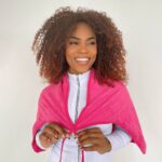 TOALHA INTELIGENTE 55X65 MICROFIBRA E GAZE - PINK