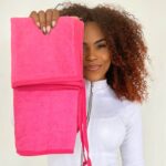 TOALHA INTELIGENTE 55X65 MICROFIBRA E GAZE - PINK - Imagem 5