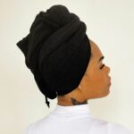 Toalha inteligente - 2 em 1 - algodão + microfibra - Preta - Imagem 5